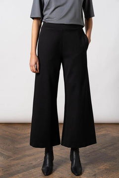 Lottie Wide Pants Black - RESIDUS - IVALO.COM