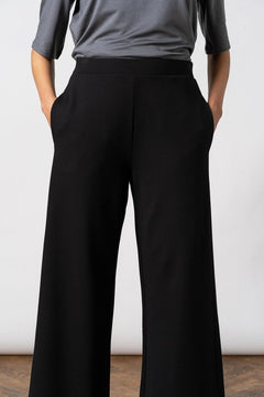 Lottie Wide Pants Black - RESIDUS - IVALO.COM