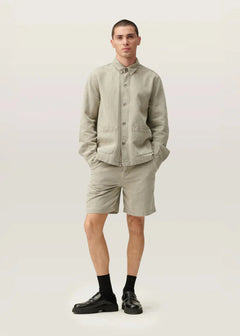Shorty Lightweight Hemp Blend Shorts Rock Olive