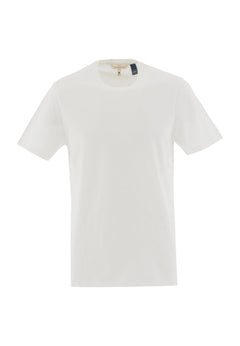 Men's Basic Round Neck T-Shirt Off White