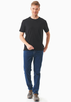 Men's Basic Round Neck T-Shirt Black