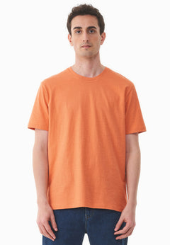 Men's Basic Round Neck T-Shirt Dusty Orange