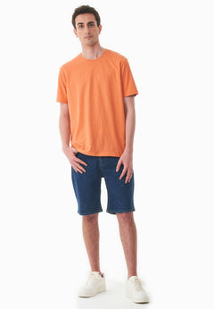 Men's Basic Round Neck T-Shirt Dusty Orange