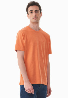 Men's Basic Round Neck T-Shirt Dusty Orange