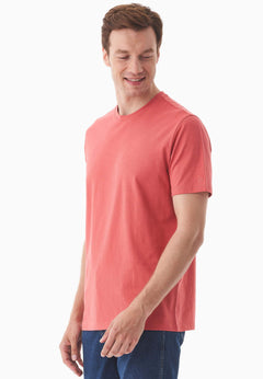 Men's Basic Round Neck T-Shirt Radiant Red