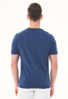 Men's Basic V-Neck T-Shirt Navy