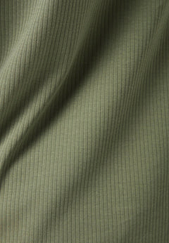 Men's Organic Cotton Turtleneck Shirt Khaki
