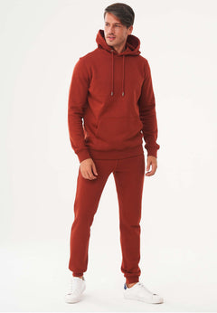Men's Organic Cotton Hoodie With Kangaroo Pocket Ginger