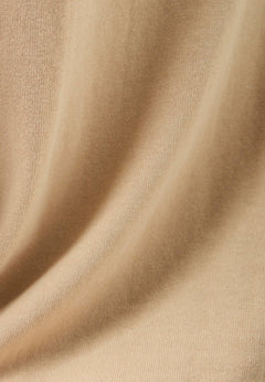 Men's Round Neck Organic Cotton Sweater Beige