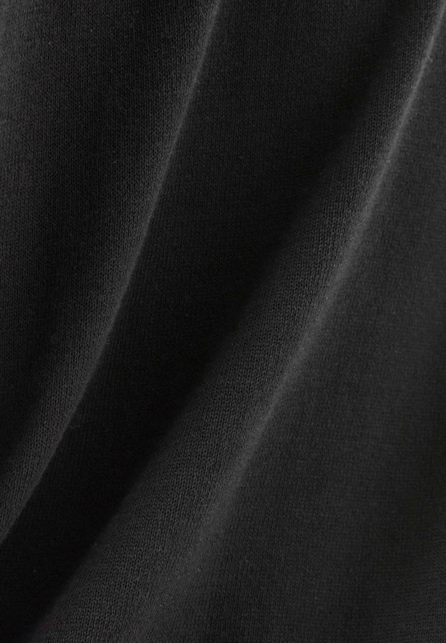Men's V-Neck Organic Cotton Sweater Black