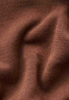 Men's Organic Cotton Turtleneck Sweater Radical Brown