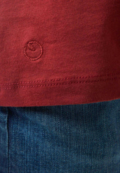Men's Casual Long-Sleeved T-Shirt Merlot