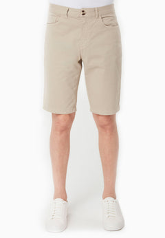 Men's Regular Fit Organic Cotton Shorts Feather Beige