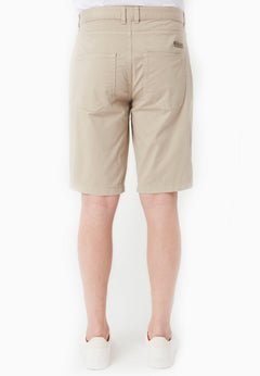 Men's Regular Fit Organic Cotton Shorts Feather Beige