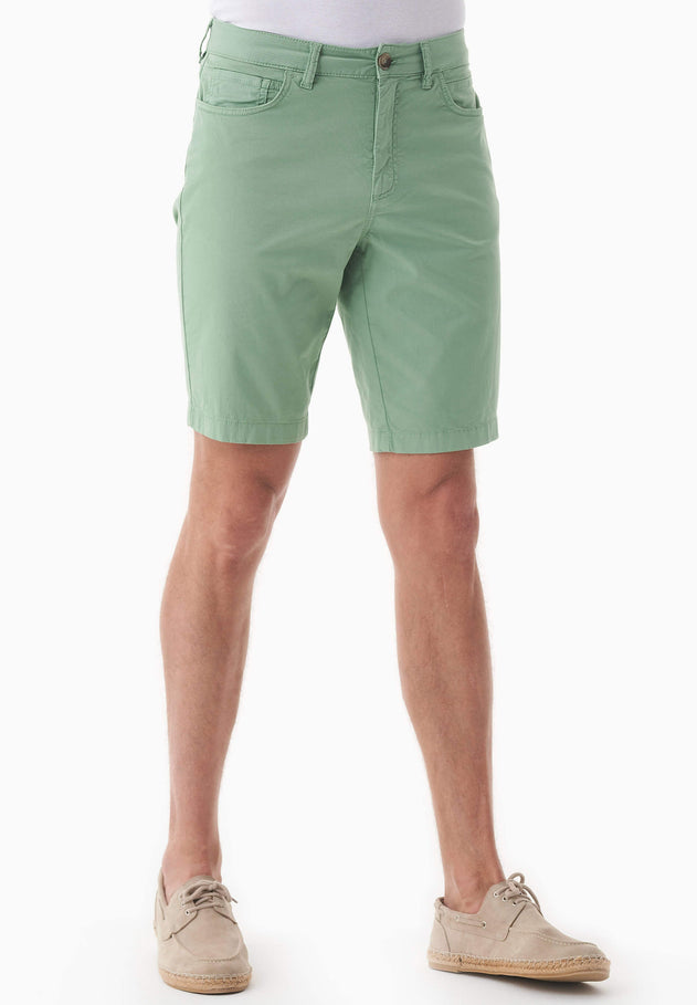 Miesten Regular Fit Shortsit Matcha Green