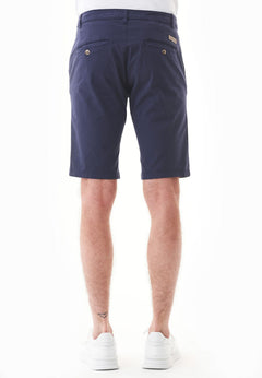 Men's Slim-Fit Organic Cotton Chino Shorts Navy