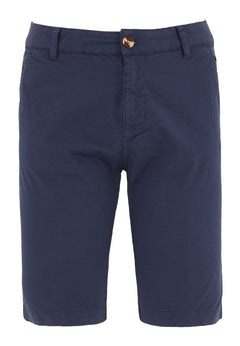 Men's Slim-Fit Organic Cotton Chino Shorts Navy