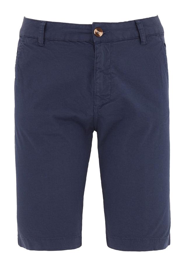 Men's Slim-Fit Organic Cotton Chino Shorts Navy