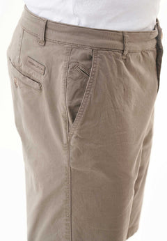 Miesten Slim Fit Chinoshortsit Smokey Olive