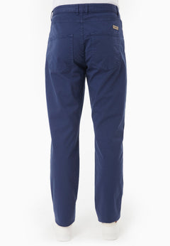 Men's Regular-Fit Organic Cotton Trousers Navy