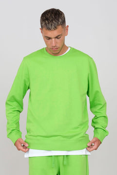 Men's Crewneck Sweatshirt Apple Green