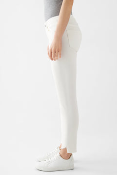 Mid Sun Slim Jeans Cropped White