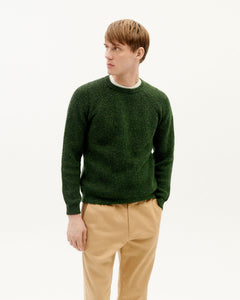 Green wool Anteros sweater