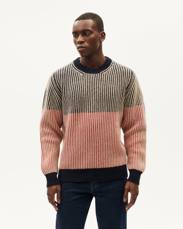 Red wool Guiu sweater