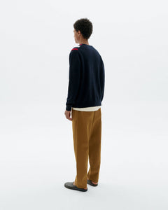 Creed Knitted Cardigan Navy