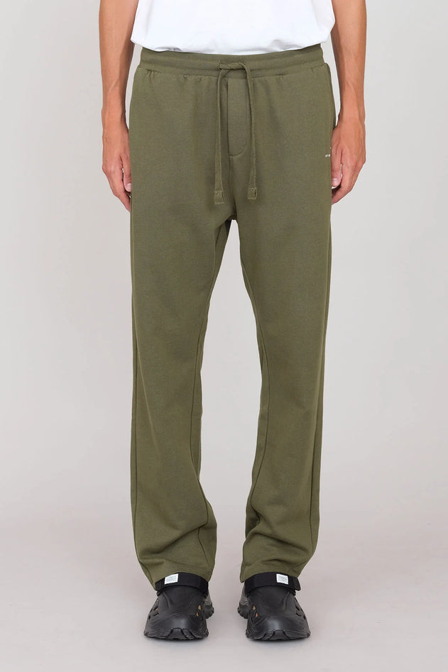 Men's Straight Gauzy Joggers Military Green