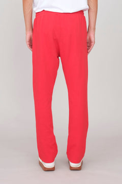 Men's Straight Joggers Red