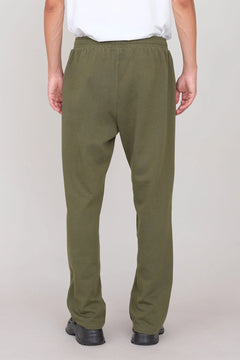 Men's Straight Gauzy Joggers Military Green