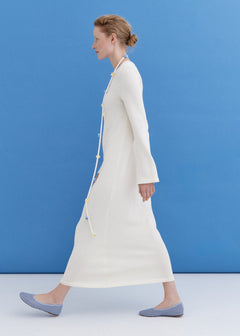 Knitted Cotton Maxi Dress Lily