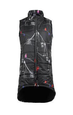 Mont Blanc Long Puffer Vest Ski Lift