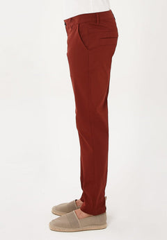 Men's Organic Cotton Chino Pants Hot Chocolate