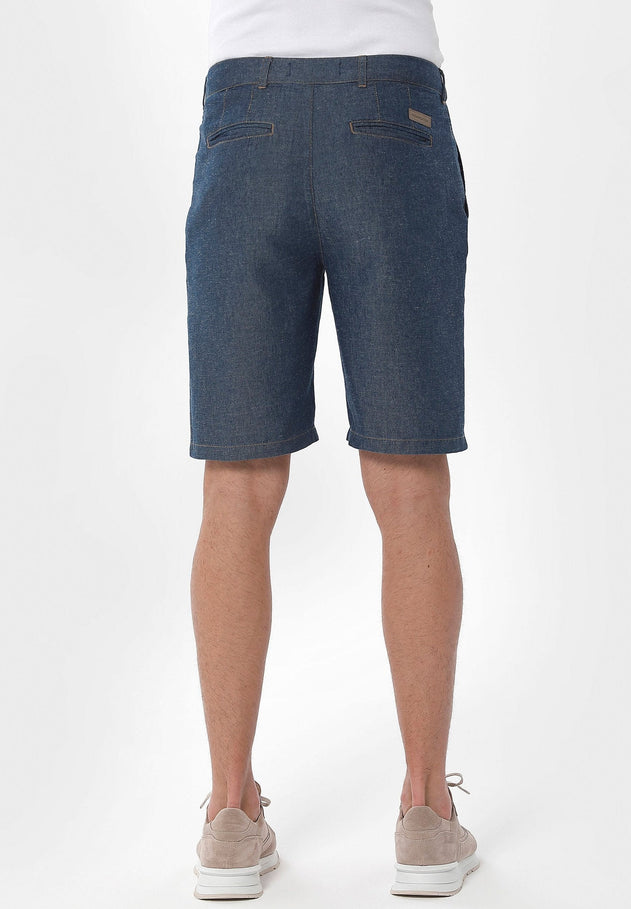Men's Hemp Blend Denim Shorts Save Blue