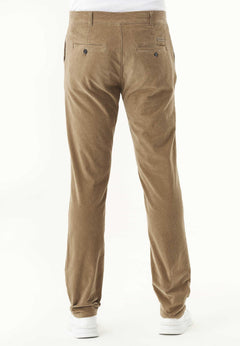 Men's Regular Fit Corduroy Trousers Olive Oil