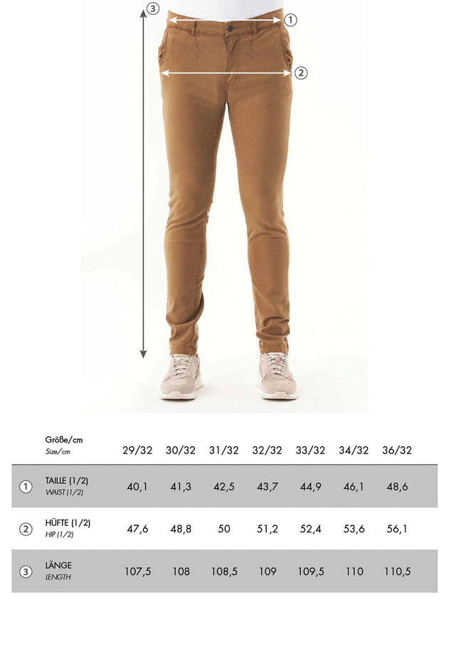Organication size chart MOR14627