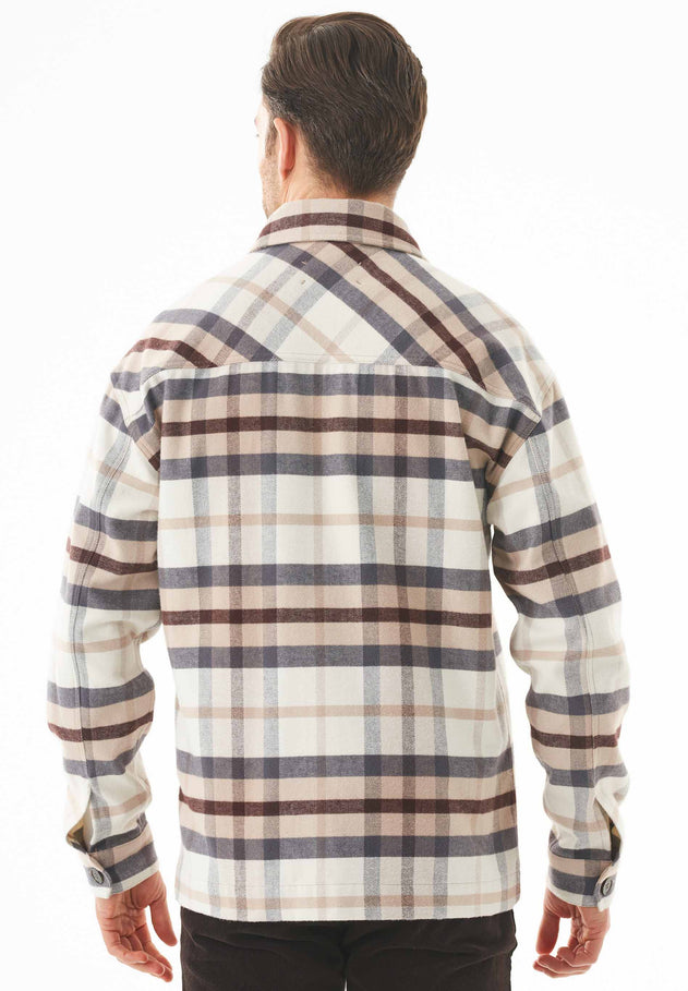 Men's Flannel Overshirt Plaid Multicolor