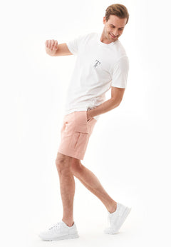Men's Cargo Sweatshorts Dusty Blush