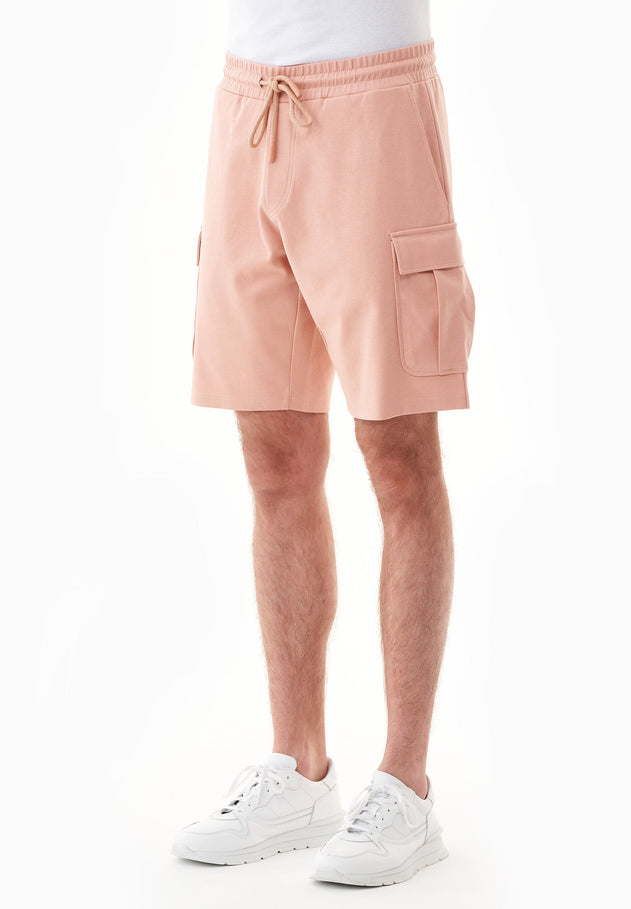 Men's Cargo Sweatshorts Dusty Blush