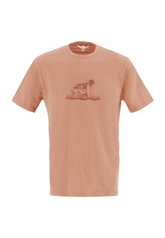 Men's Sunset Surf Organic Cotton T-Shirt Tan