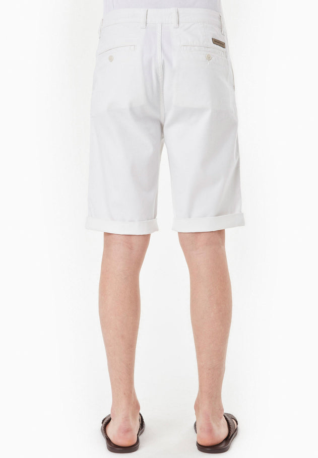 Men's Regular Fit Shorts White