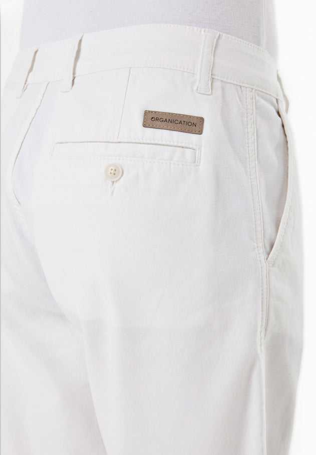 Men's Regular Fit Shorts White