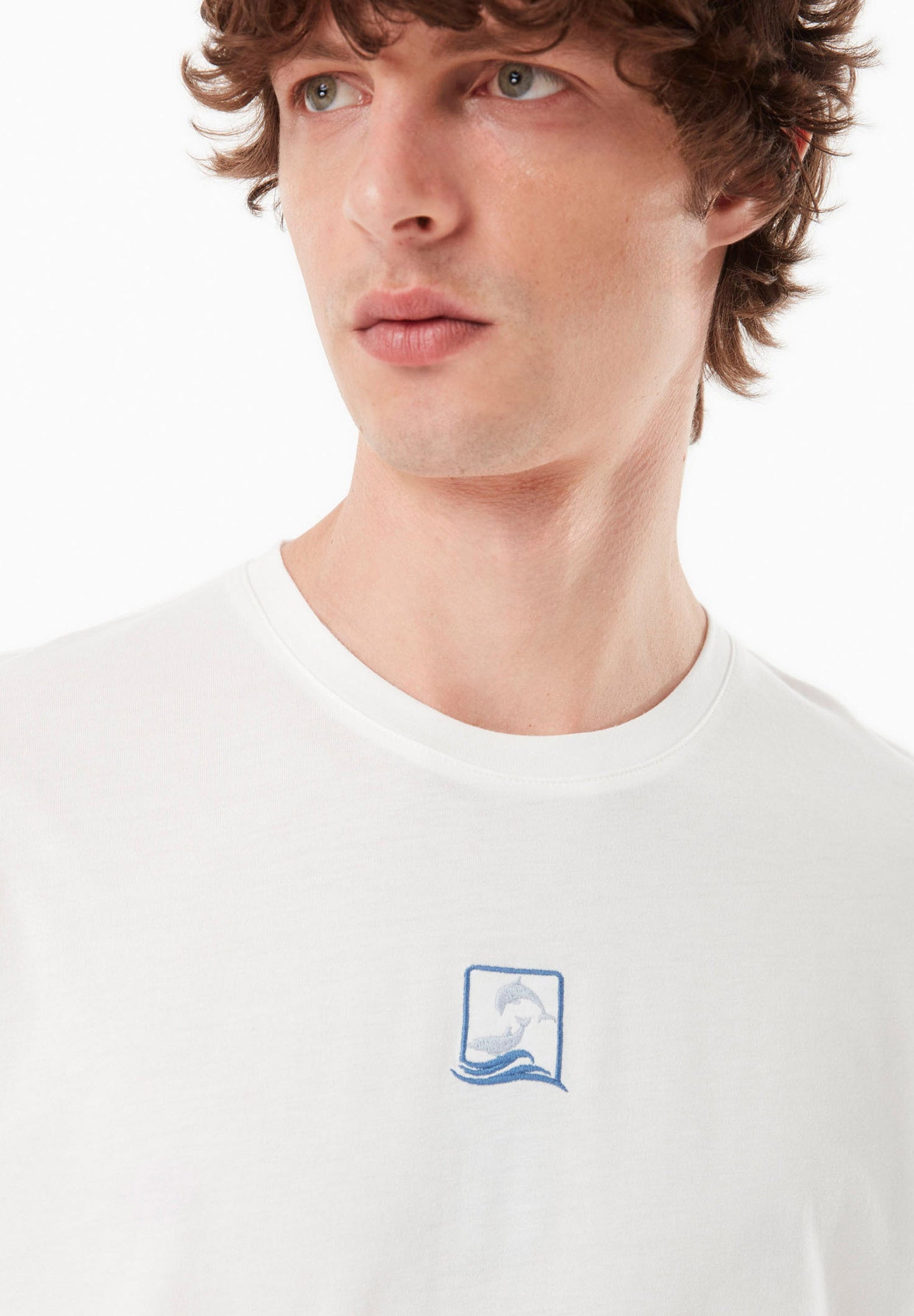 Men's Dolphin Modal Blend T-Shirt Off White