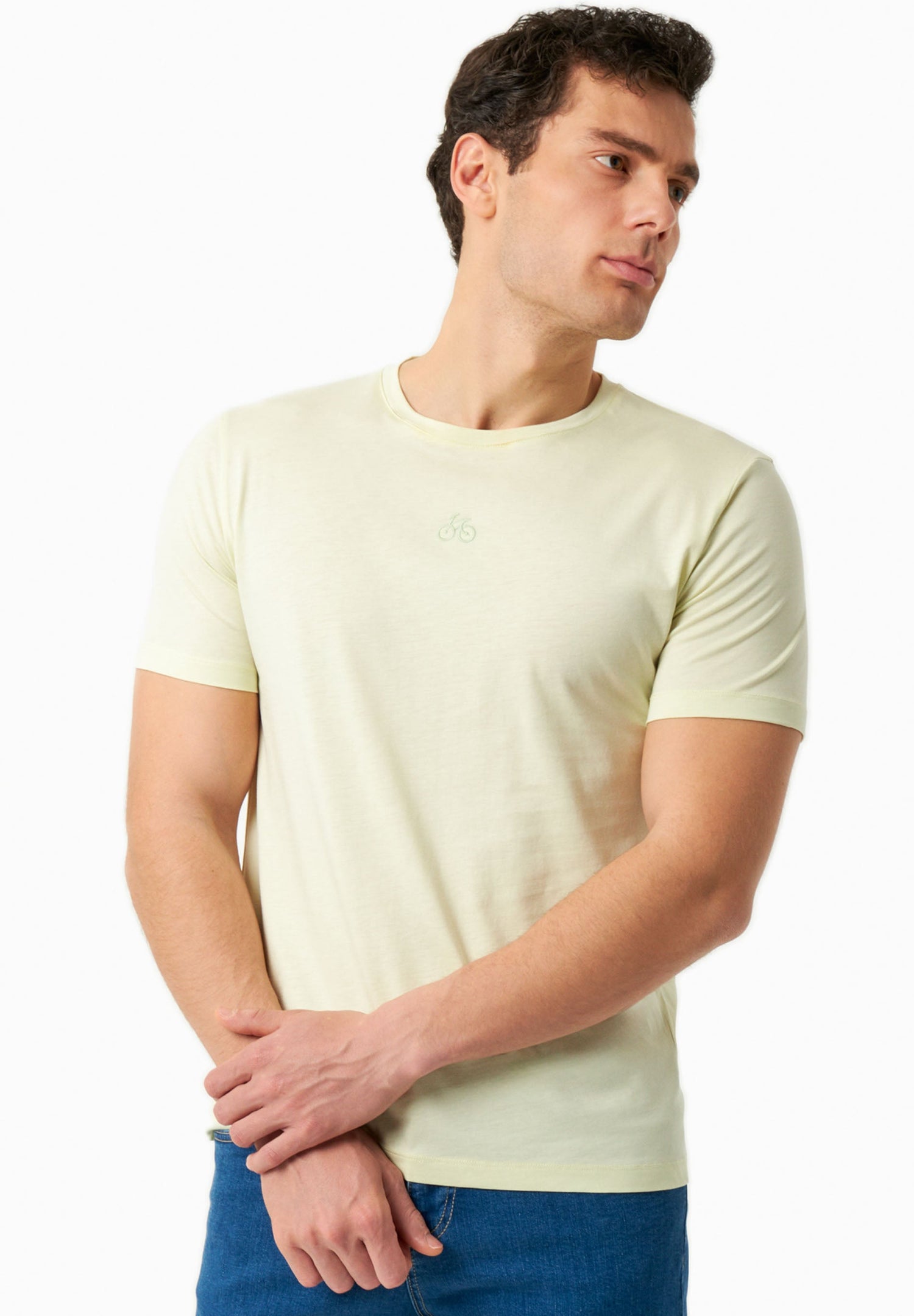 Men's Bicycle T-Shirt Lime Green