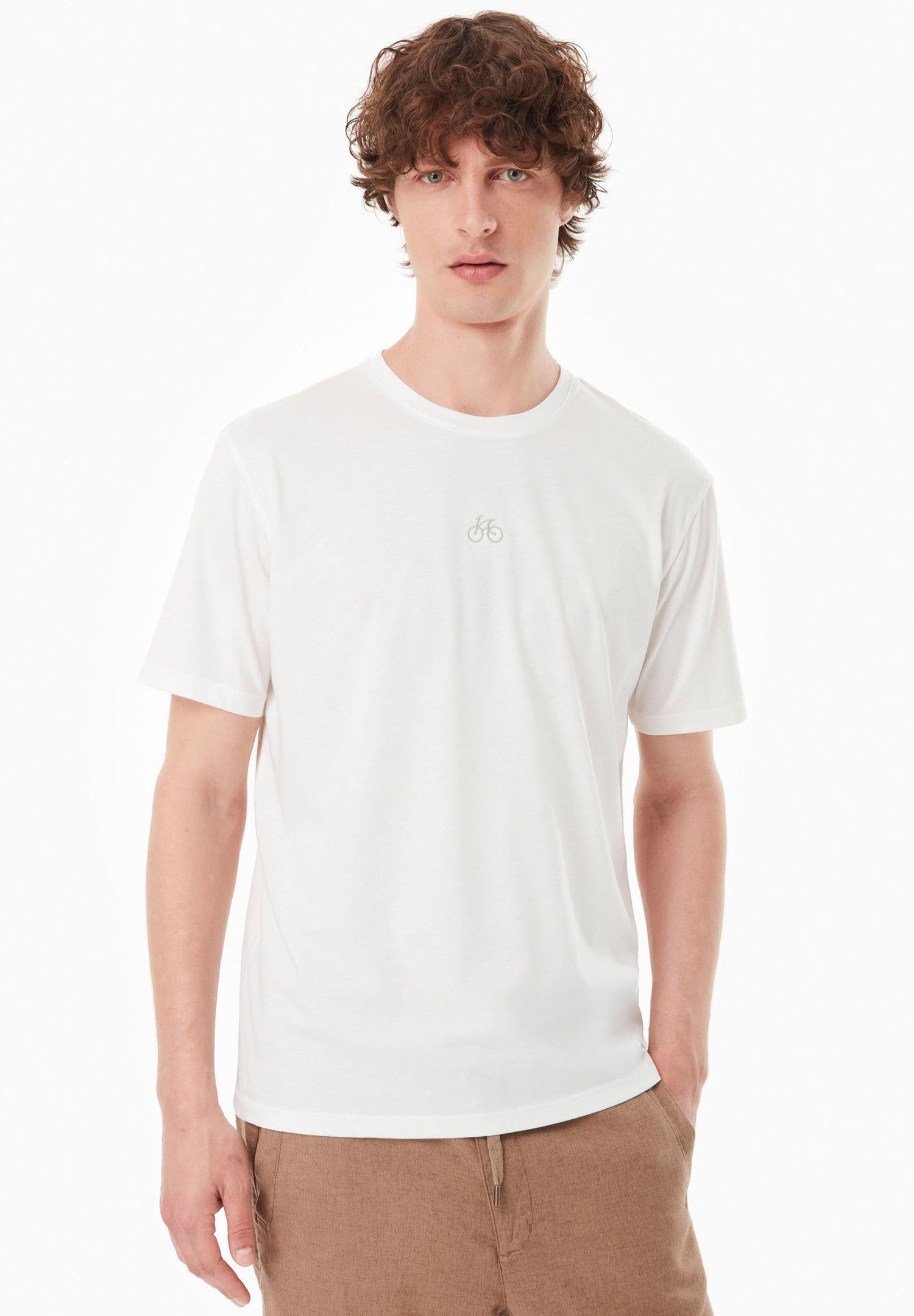 Men's Bicycle Modal Blend T-Shirt Off White