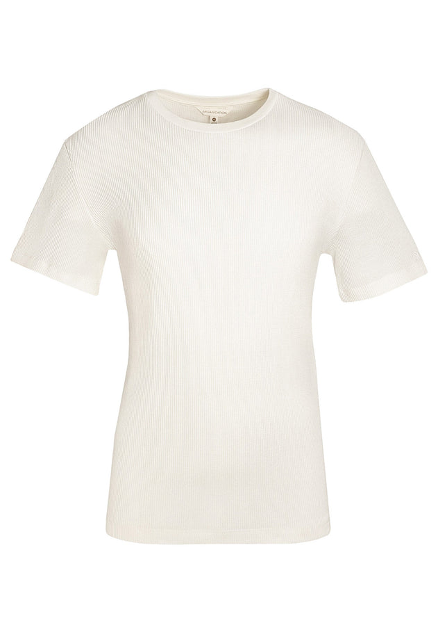Men's Organic Cotton Waffle T-Shirt Natural