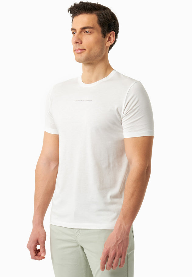 Men's Purpose Modal Blend T-Shirt Off White