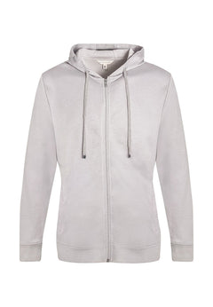 Men's Modal Blend Zipper Hoodie Light Grey